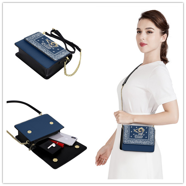 Los Angeles Rams PU Leather Crossbody Bags 001 Los Angeles Rams PU Leather Crossbody Bags 001